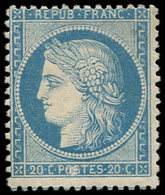 ** SIEGE DE PARIS - 37   20c. Bleu, Variété D'impression Dans POSTES, TB - 1870 Belagerung Von Paris