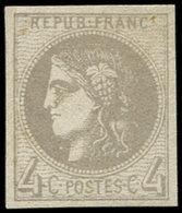 * EMISSION DE BORDEAUX - 41B   4c. Gris, R II, TB. C - 1870 Emission De Bordeaux