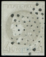 EMISSION DE BORDEAUX - 41B   4c. Gris, R II, Obl. ETOILE, TB - 1870 Ausgabe Bordeaux