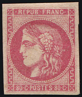 * EMISSION DE BORDEAUX - 49a  80c. Rose Clair, TB - 1870 Ausgabe Bordeaux