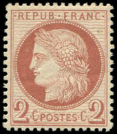 * CERES DENTELE - 51    2c. Rouge-brun, Centrage Parfait, TTB - 1871-1875 Cérès