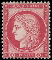 * CERES DENTELE - 57   80c. Rose, Frais Et TB - 1871-1875 Cérès