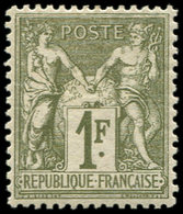 * TYPE SAGE - 72    1f. Bronze, Bon Centrage, Frais Et TB/TTB - 1876-1878 Sage (Typ I)