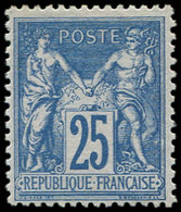 * TYPE SAGE - 79   25c. Bleu, Fraîcheur Postale, TTB - 1876-1878 Sage (Typ I)