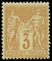 ** TYPE SAGE - 86    3c. Bistre-jaune, Frais Et TB - 1876-1878 Sage (Typ I)