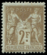 ** TYPE SAGE - 105   2f. Bistre Sur Azuré, TB - 1876-1878 Sage (Type I)