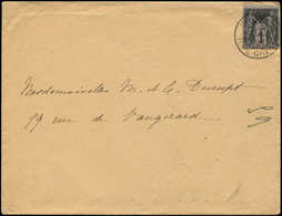 Let TYPE SAGE SUR LETTRES - N°83 Obl. Càd PARIS 25/3/97 S. Env. Avec Imprimé, Utilisation Abusive Du Tarif Des Imprimés  - 1877-1920: Semi-Moderne