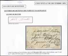 Let LETTRES SANS TIMBRE ET DOCUMENTS DIVERS - Càd BICETRE 21/12/51 Sur LAC D'un Détenu Au FORT De BICETRE, Taxe 25 Pour  - Autres & Non Classés