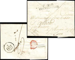Let MARQUES POSTALES D'ARMEES - MP P.(R)P./ARM./D'ESPAGNE Sur LAC De Cadiz 1827, TTB - Armeestempel (vor 1900)