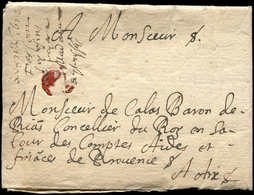 Let OBLITERATIONS PAR DEPARTEMENTS - 86/VAUCLUSE Lettre D'Avignon De Septembre 1622 Pour Aix En Provence, TB - 1849-1876: Klassik