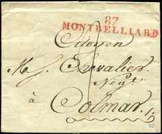 Let DEPARTEMENTS CONQUIS - 87/Mont-Terrible MP ROUGE P87P/MONTBELLIARD Sur LAC De L'An 9, TTB - 1792-1815: Départements Conquis