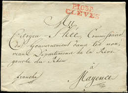 Let DEPARTEMENTS CONQUIS - 103/Roër MP ROUGE P.103.P./CLEVES Sur LAC De 1800, TB - 1792-1815: Départements Conquis