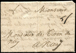 Let LETTRES DE PARIS - Lettre De Paris De 1669 Pour Nay, Taxe 5 Manuscrite, TB - 1849-1876: Klassik
