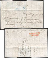 Let LETTRES DE PARIS - MP ROUGE DEBOURSES/DEPUTES Sur LAC De St Junien Du 4/2/41, TB - 1849-1876: Klassik