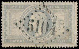 BUREAUX FRANCAIS A L'ETRANGER - N°33 Obl. GC 5104 De SHANG-HAI, Défx, Frappe TTB - 1849-1876: Période Classique