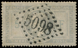 BUREAUX FRANCAIS A L'ETRANGER - N°33 Obl. GC 5098 De SMYRNE, Une Dent Manquante, Frappe TB. C - 1849-1876: Klassik