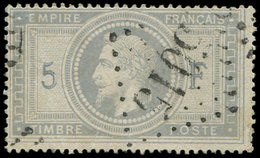 LETTRES ET OBLITERATIONS D'ALGERIE - N°33 Obl. GC 5015 De BONE, Fente, B/TB - 1849-1876: Klassik