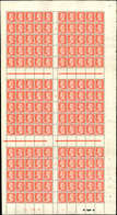 ** TIMBRES EN FEUILLES - 173   Pasteur, 30c. Rouge, FEUILLE De 150 Mill.3, N° Machine K 105 24, TB - Feuilles Complètes