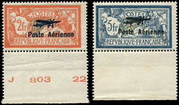 ** POSTE AERIENNE - 1/2 2f. Et 5f, Bdf, Bon Centrage, TTB - 1927-1959 Ungebraucht