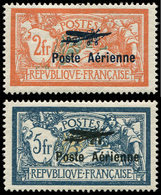 * POSTE AERIENNE - 1/2 2f. Et 5f, Très Bon Centrage, TB - 1927-1959 Ungebraucht