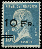 * POSTE AERIENNE - 4   10Fr. Sur 1f.50 Bleu, Pasteur, "ILE DE FRANCE", TB. M - 1927-1959 Neufs