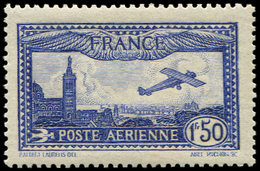 * POSTE AERIENNE - 6b  Vue De Marseille, 1f.50 Outremer VIF, TB. C - 1927-1959 Ungebraucht