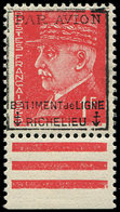 ** Poste Aérienne Militaire -  2 : Pétain 1f. Rouge, Bdf, TB. C - Militärische Luftpost