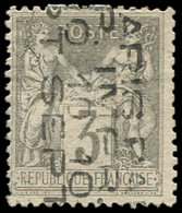 (*) PREOBLITERES - 13  Sage,  3c. Gris, 10 SEPT, Une Dent D'angle Pliée, Sinon TB - 1893-1947