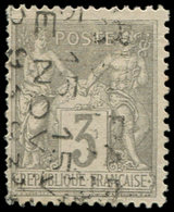 (*) PREOBLITERES - 13  Sage,  3c. Gris, 15 NOV. 93, Qqs Dc, Sinon TB. Br - 1893-1947