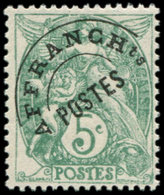 ** PREOBLITERES - 41a Blanc, 5c. Vert, T IIA, Surcharge à Plat, TB - 1893-1947