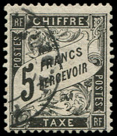TAXE - 24   5f. Noir, Oblitéré Càd, TB - 1859-1959 Lettres & Documents