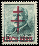 * TIMBRES DE LIBERATION - BRETAGNE TREICH BREIZ 14 : 5f. Vert-bleu, TB, Signé Mayer - Befreiung