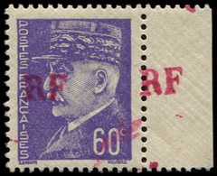 ** TIMBRES DE LIBERATION - CHATELLERAULT 1a : 60c. Violet, Surcharge Rouge, Bdf, TB - Befreiung