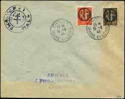 Let TIMBRES DE LIBERATION - CHOLET 10 Et 13 : 70c. Orange Et 80c. Brun, Oblitérés 31/8/44 S. Env., TB, Signé Mayer - Befreiung