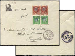 Let TIMBRES DE LIBERATION - DECAZEVILLE 6 : 1f50 Brun PAIRE Et N°12 80c. Vert PAIRE, NON EMIS, Tous T II, Obl. Càd 26/8/ - Befreiung