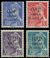 * TIMBRES DE LIBERATION - GAP 1/4 : Mercure, La Série, TB - Befreiung