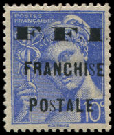 * TIMBRES DE LIBERATION - MAURIAC 1 : 10c. Bleu, Petit "s", TB - Befreiung