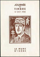 TIMBRES DE LIBERATION - LA MURE 13 : Gal De Gaulle, En Brun, BF ND, TB - Befreiung