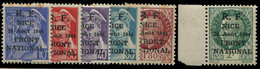 ** TIMBRES DE LIBERATION - NICE 1/6 Dont 2 Avec Rouss., Aspect TB - Befreiung