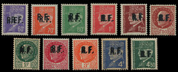 ** TIMBRES DE LIBERATION - POITIERS 39/49 : La Série T IV, DOUBLE Surcharge, TB - Befreiung