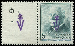 ** TIMBRES DE LIBERATION - SYLVANES LES BAINS 31 : 5f. Vert-bleu, Adh., Sinon TB - Libération