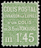 * COLIS POSTAUX - 99   1f45 Vert-jaune, Bon Centrage, TTB - Ungebraucht