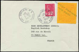 Let Spécialités Diverses - TIMBRES DE GREVE, PARIS-JERSEY 11 : 2f40 Rouge Sur Jaune Obl. PRIVATELY FORWARDED/FROM JERSEY - Sonstige & Ohne Zuordnung