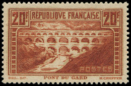 ** VARIETES - 262e  Pont Du Gard, 20f. Chaudron Clair, T IIA, "rivière Blanche", TB - Neufs