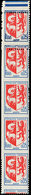 ** VARIETES - 1468   Blason De Auch, 0,05, Bande Verticale De 5 Bdf, Variété De PIQUAGE, TB. J - Neufs