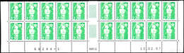 ** VARIETES - 3005   Briat, 2,70 Vert, SANS PHOSPHO, BLOC De 20 RGR-1, CD 10/2/97, TB - Ungebraucht