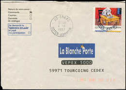 Let VARIETES - 3060   La Lettre, PIQUAGE à CHEVAL, Obl. EREAC 4/11/97 S. Env., R Et TB - Neufs