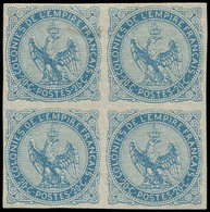 ** Colonies Générales - 4    20c. Bleu, BLOC De 4, 2 Ex. *, TB. C - Sonstige & Ohne Zuordnung