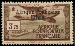 * A.E.F. PA 16 : 3f75 FRANCE LIBRE, TB - Other & Unclassified