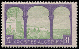 * ALGERIE 85a : 20f. Violet Et Vert, 5ème Arbre, TB - Lettres & Documents